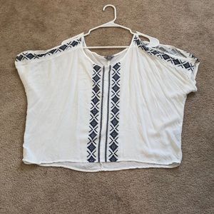 Adorable cold shoulder top